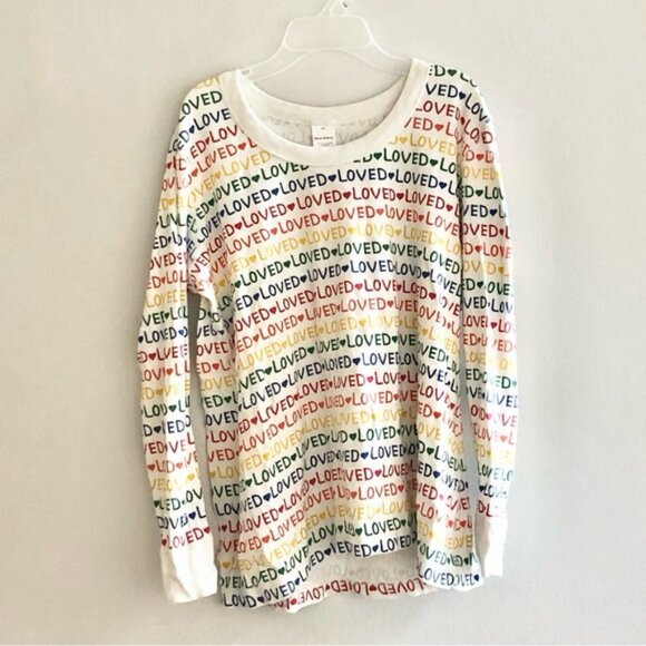❤️ Loved Rainbow Hanna Andersson Long Sleeve Top - Picture 1 of 3